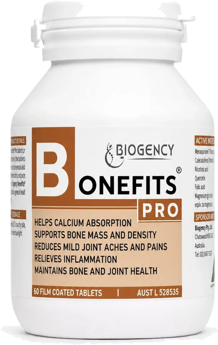 小棕骨密宝 Pro Biogency Bonefits Pro 60 粒 AUST L 528535